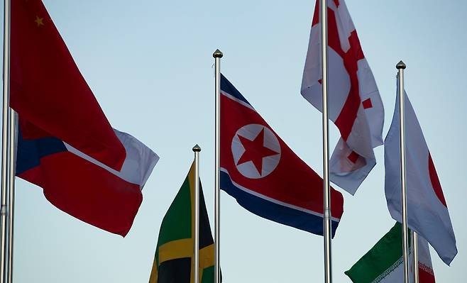 Flags at the Gangneung Village - File Photo (Dave Thompson/International Olympic Committee)
