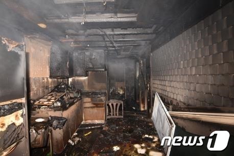 화재 현장. (은평소방서 제공) © 뉴스1