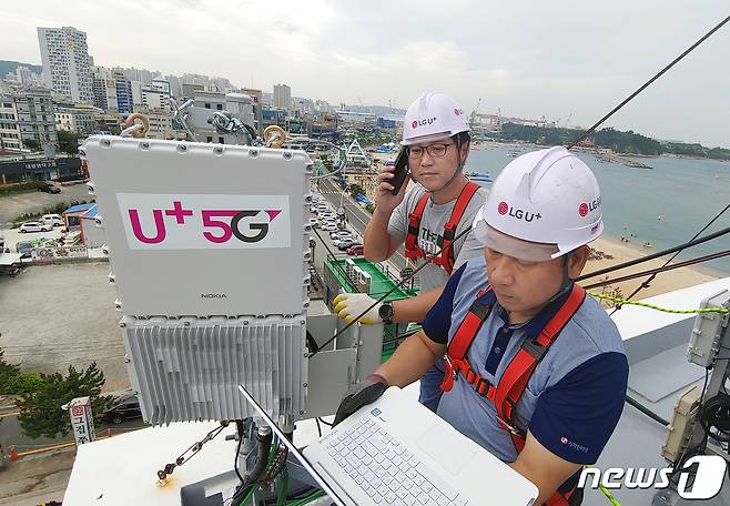 LG유플러스 5G 기지국 (LG유플러스 제공) 2019.7.28/뉴스1