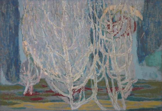 이봉상, 나무 I, 1963 , 캔버스에 유채, 115x168cm. [사진 학고재]