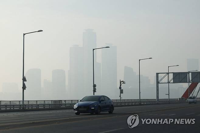 전남 동부 3개 시 초미세먼지주의보 발령 [연합뉴스 자료사진]