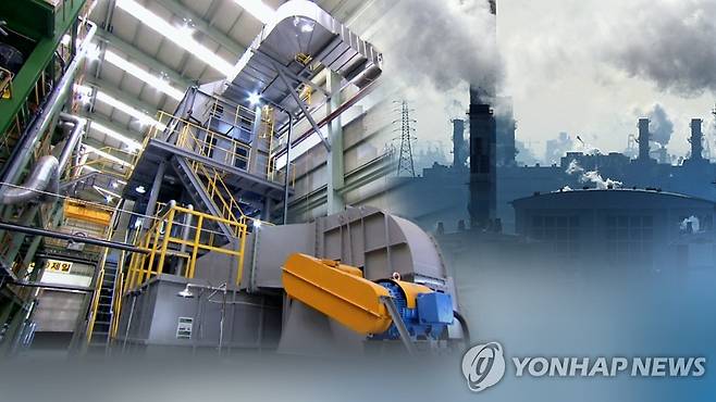 미세먼지 배출(CG) [연합뉴스TV 제공]