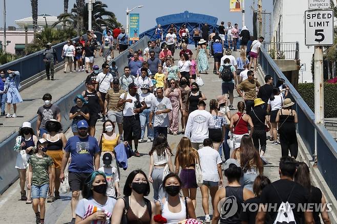 미국 캘리포니아주 로스앤젤레스 산타모니카 부두 [EPA=연합뉴스]