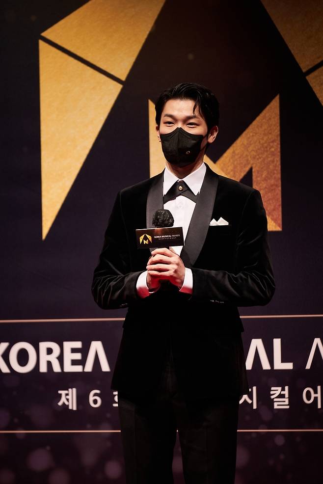 뮤지컬 '하데스타운'으로 남자 주연상을 받은 배우 박강현 [한국뮤지컬협회 제공. 재판매 및 DB 금지]