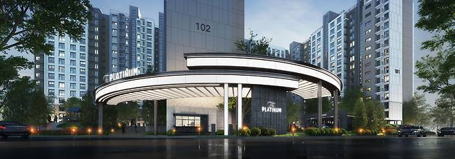 서울 송파구 오금 아남 더 송파 플래티넘 조감도 / 쌍용건설