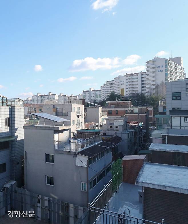 서울 중랑구 묵동 내 다세대주택. 한수빈 기자