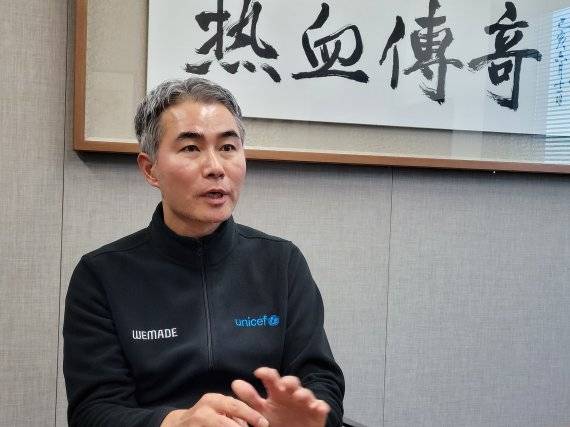 장현국 위메이드 대표가 12일 파이낸셜뉴스와 단독 인터뷰를 통해 '위믹스 대량 매도 의혹'에 대해 해명했다. 사진=김준혁 기자