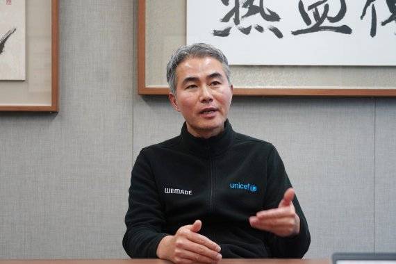 장현국 위메이드 대표가 12일 파이낸셜뉴스와 단독 인터뷰를 통해 '위믹스 대량 매도 의혹'에 대해 해명했다. 사진=김준혁 기자