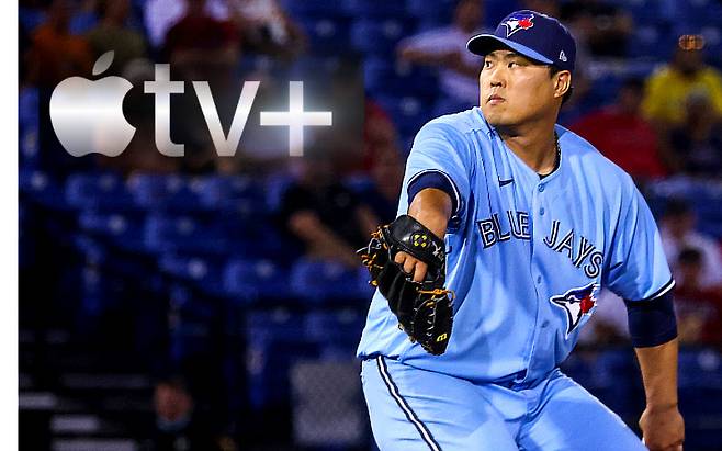 애플이 미국 프로야구 메이저리그 사무국과 스포츠 스트리밍 서비스계약 논의에 나섰다. 사진은 메이저리그 토론토 블루 제이스 소속의 류현진. [토론토 블루 제이스 페이스북 캡처]