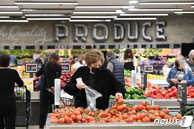 미국 식료품 매장© AFP=뉴스1
