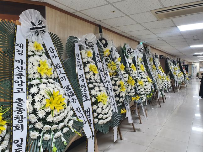 12일 서울 양천구 병원 장례식장에 차려진 고 이모(55)씨 빈소.ⓒ데일리안