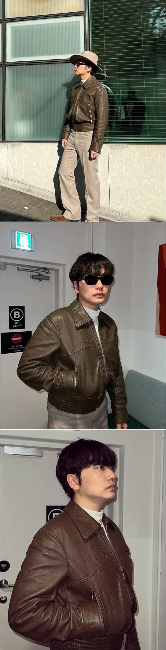 Yi Dong-hwi posted an emoticon and several photos on his instagram on the 13th.In the photo, Yi Dong-hwi is wearing a cowboy hat and wearing a leather jacket.He also wore black sunglasses and attracted attention in the 80s.The netizens who watched the photos responded such as I am so cool with chic expression, I am always healthy, I always wear warm and watch the cold.Meanwhile, Yi Dong-hwi is in public devotion with model Jung Ho-yeon since 2015.