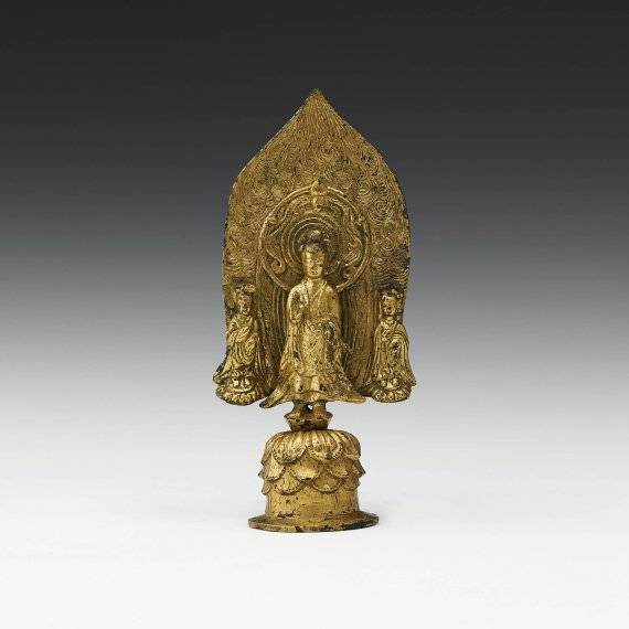 국보 제72호 계미명금동삼존불입상 /사진=케이옥션