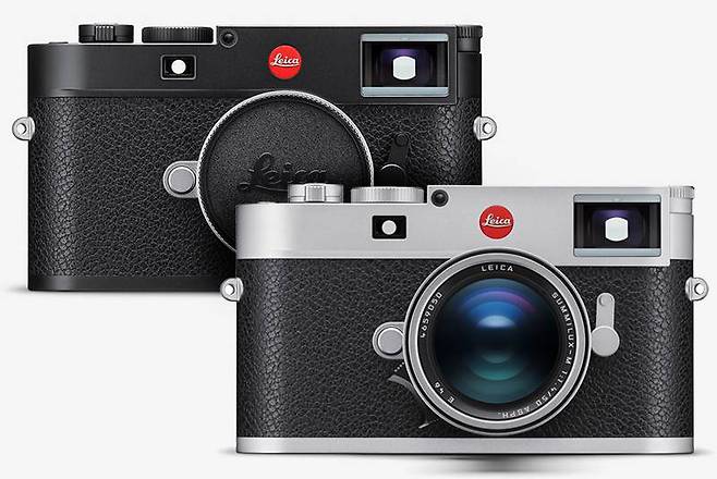 라이카 M11 딥 블랙 및 실버 크롬. 출처=라이카카메라코리아
