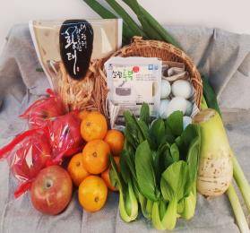 임산부 친환경농산물 꾸러미./사진=경남도 제공.