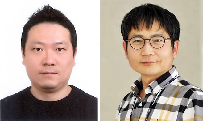 [진주=뉴시스] 경상국립대 권문혁(사진 왼쪽)·김선원 교수. *재판매 및 DB 금지