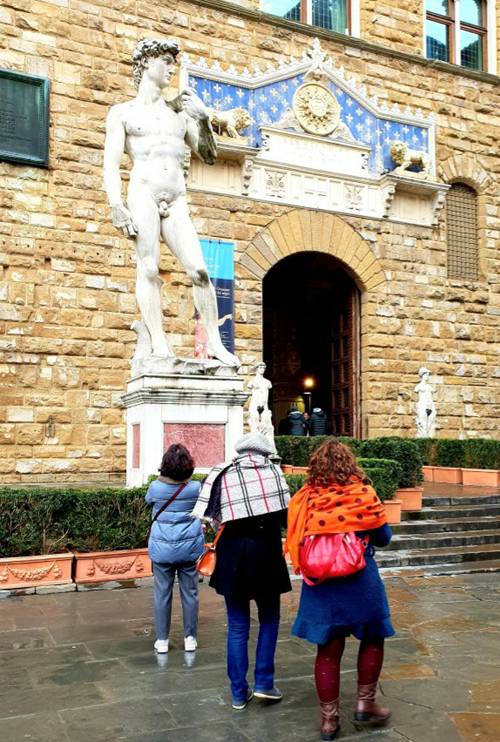 시뇨리아 광장 다비드상 복제품