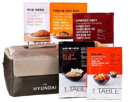 현대백화점이 설 연휴를 앞두고 선보인 ‘원테이블 유명 맛집 간편식 세트’.(사진=현대백화점)