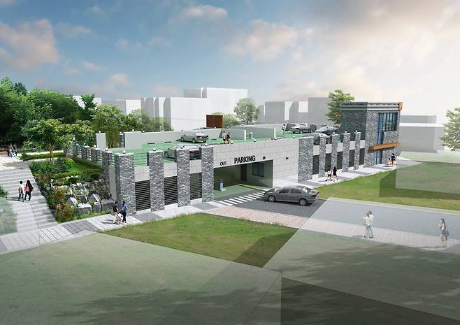 [대전=뉴시스] 대전 서구 도솔마을 커뮤니티마당 조감도.  *재판매 및 DB 금지