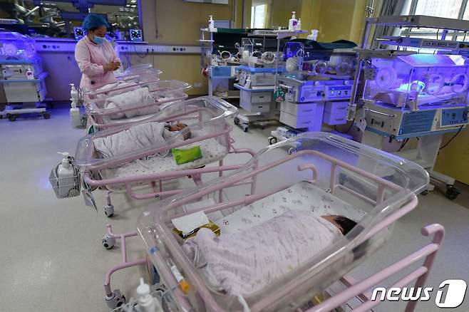 중국에서 출산율이 급감하고 있다. © AFP=뉴스1 © News1 정윤영 기자