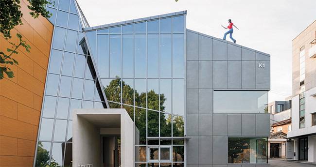 서울 소격동 국제갤러리 K1(1관) 전경. 리모델링을 거쳐 지난 2020년 재개관했다.  안천호 작가 촬영