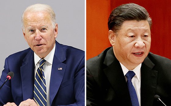 조 바이든 미국 대통령(왼쪽)과 시진핑 중국 국가주석. [중앙포토]
