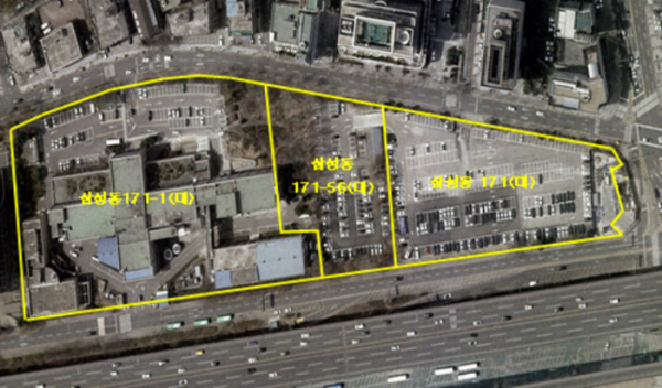 서울시 강남구 삼성동 옛 서울의료원 부지. 서울시 제공