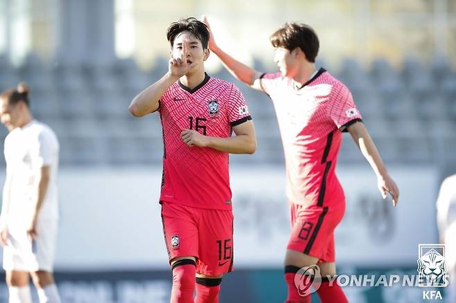 김진규(16번) [대한축구협회 제공. 재판매 및 DB 금지]