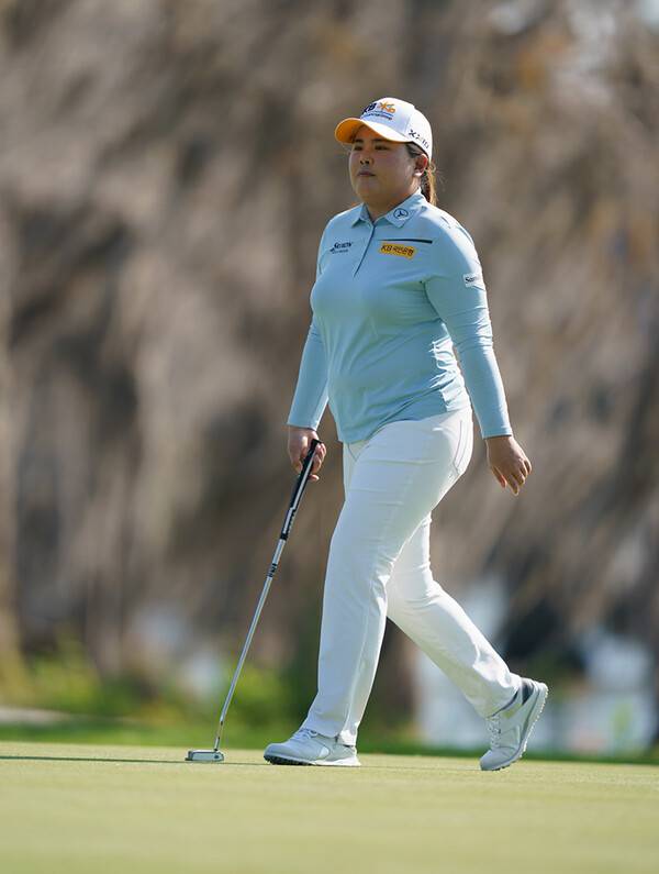미국여자프로골프(LPGA) 투어 2022년 시즌 개막전 힐튼 그랜드 베케이션 토너먼트 오브 챔피언스에 출전한 박인비 프로. 사진제공=LPGA