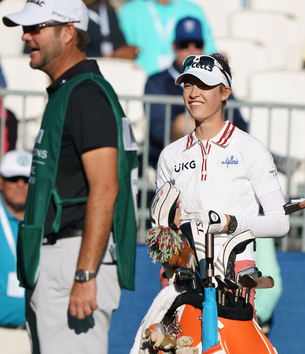 미국여자프로골프(LPGA) 투어 2022년 시즌 개막전 힐튼 그랜드 베케이션 토너먼트 오브 챔피언스에 출전한 넬리 코다. 사진제공=LPGA