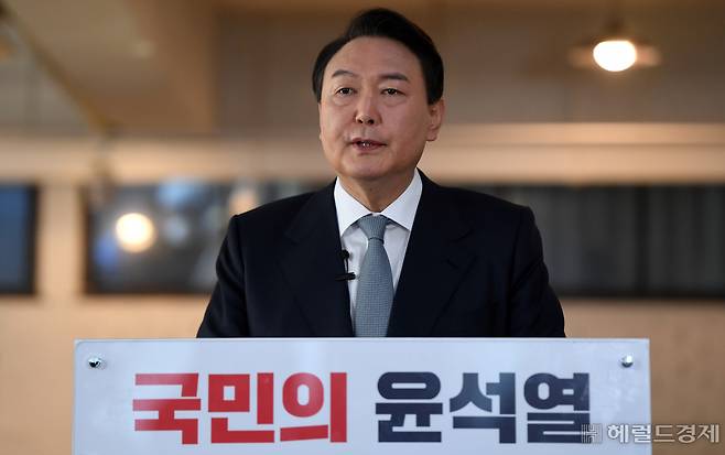 윤석열 국민의힘 대선후보. [사진=이상섭 기자]