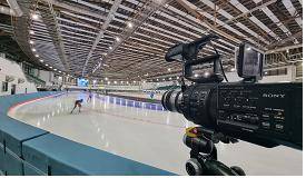 베이징동계올림픽에 출전할 한국 스피드 스케이팅 대표팀을 위한 영상분석 장면. 사진제공 | 한국스포츠정책과학원 스포츠과학연구실