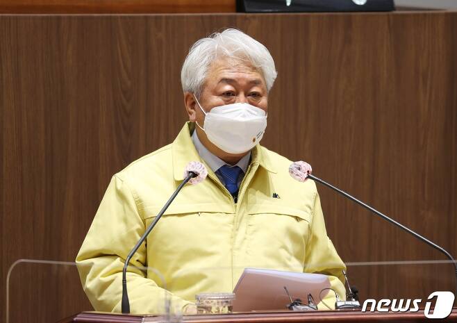 5분발언을 하고 있는 김대영 의원(충남도의회 제공)© 뉴스1