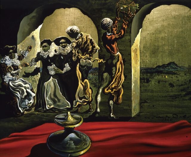 볼테르의 흉상 Disappearing Bust of Voltaire, 1941 ⓒ Salvador Dalí, Fundació Gala-Salvador Dalí, SACK, 2021