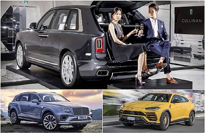 2억원 이상 줘야 할 수 있는 수입차 [사진출처=롤스로이스, 벤틀리, 람보르기니]