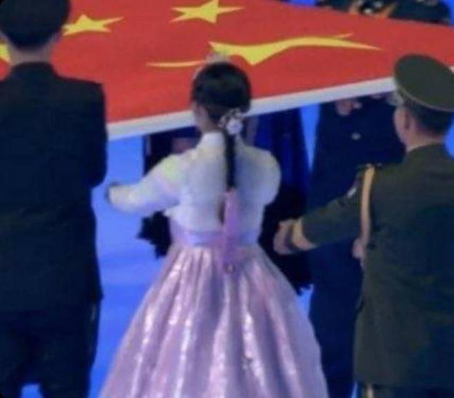 베이징 동계올림픽 개막식에 등장한 한복 [서경덕 교수 제공]