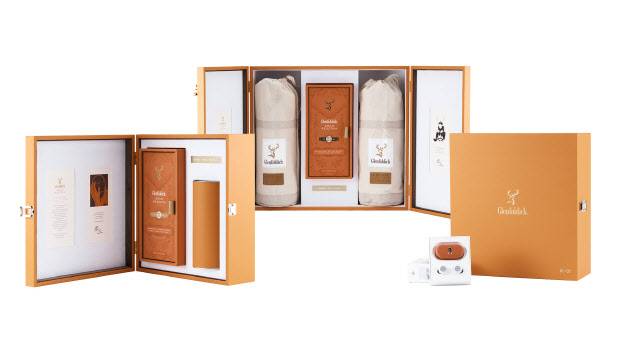 ▲글렌피딕X송민호 리미티드 에디션 패키지 3종.(사진=글렌피딕)