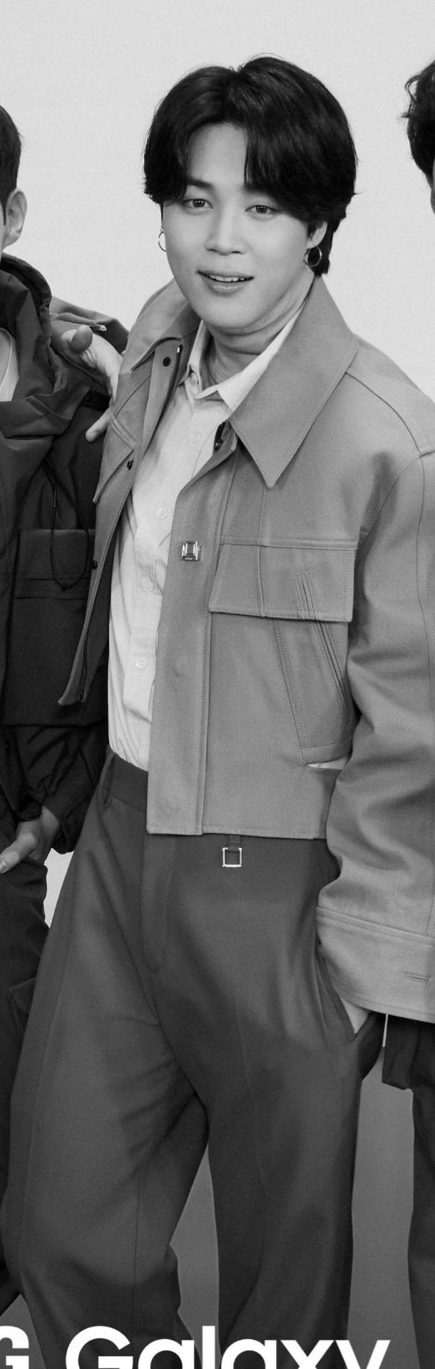 앞태도 뒤태도 최고♥ 방탄소년단 지민, 머리부터 발끝까지 '완벽 핫바디'..삼성 갤럭시 화보 공개