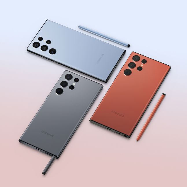 삼성전자 '갤럭시S22' 자급제 전용 색상 모델 이미지.ⓒ삼성전자
