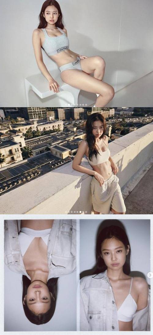 제니 속옷 화보 사진=제니 인스타그램