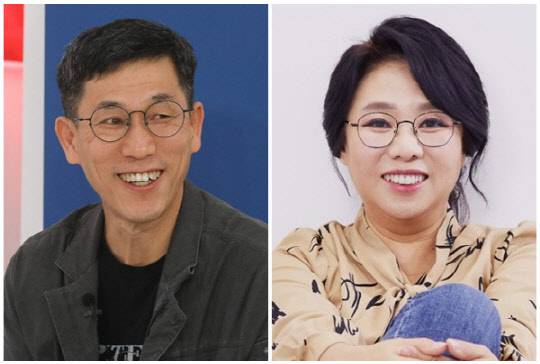 진중권(왼쪽) 전 동양대학교 교수와 노영희 변호사. <연합뉴스>