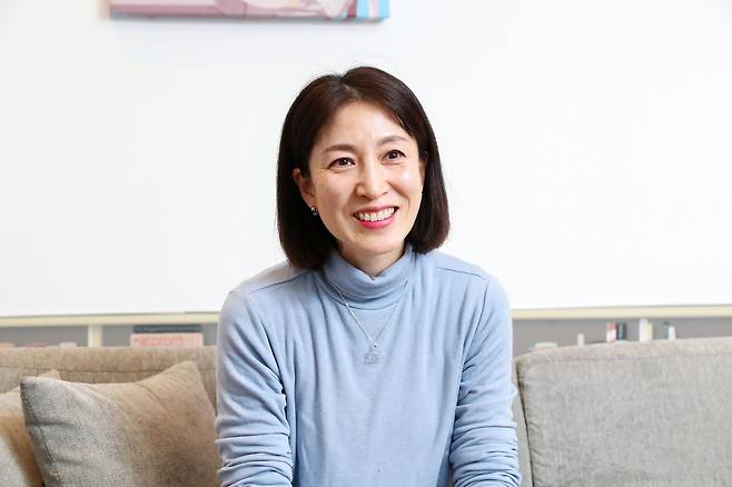 엔씨소프트 심보영 캐릭터사업부 CP가 7일 판교 엔씨본사에서 중앙일보와 인터뷰했다. 우상조 기자