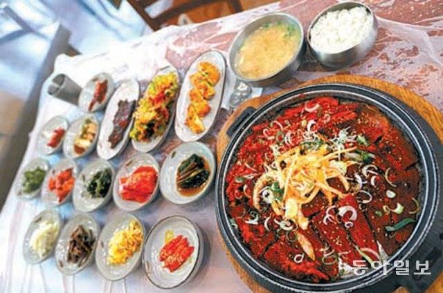 부흥식당 황태더덕구이 정식