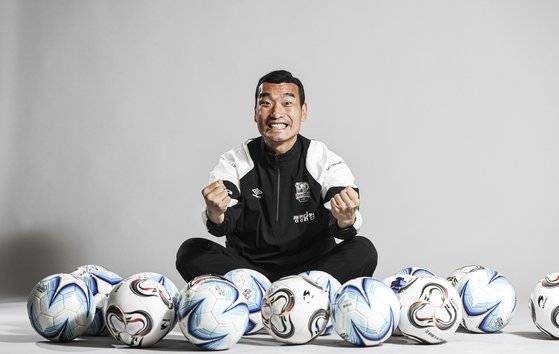 조원희는 "'가야돼'를 외치다 카타르까지 가게 됐다"며 웃었다. 김경록 기자