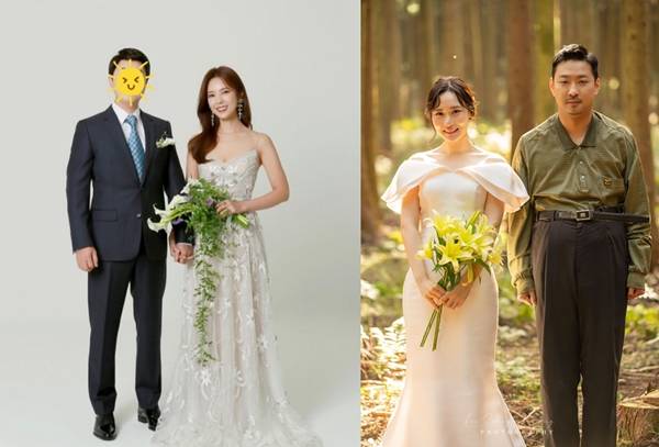 금비 결혼, 정찬민 임수현 결혼 / 사진=금비 SNS, 레이디로즈 스튜디오