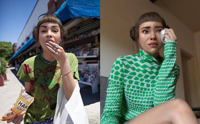 세계 최초 가상 인플루언서 릴 미켈라. 릴 미켈라 인스타그램 계정 캡처