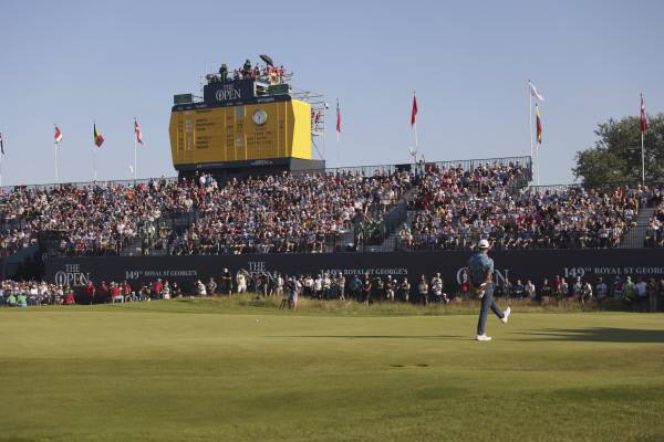 지난해 디오픈 현장. AP뉴시스