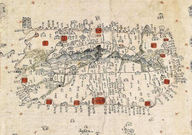 탐라순력도 '한라장촉' 일부분 [제주도 제공]