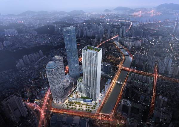 부산국제금융센터(BIFC) 3단계 조감도. 부산도시공사 제공