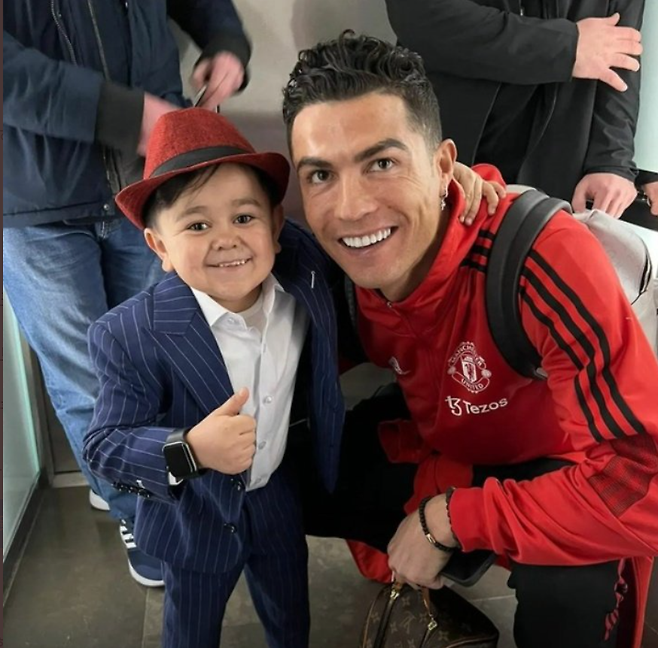 ▲ 압두 로지크(왼쪽)과 크리스티아누 호날두 ⓒ 압두 로지크 트위터 갈무리